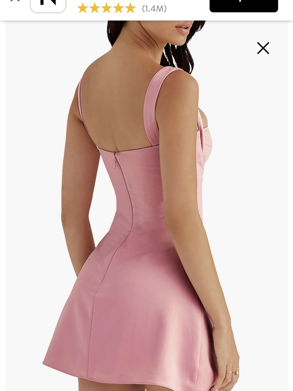 House of CB Kara Quartz Cocktail Mini Dress - Picture 3 of 4